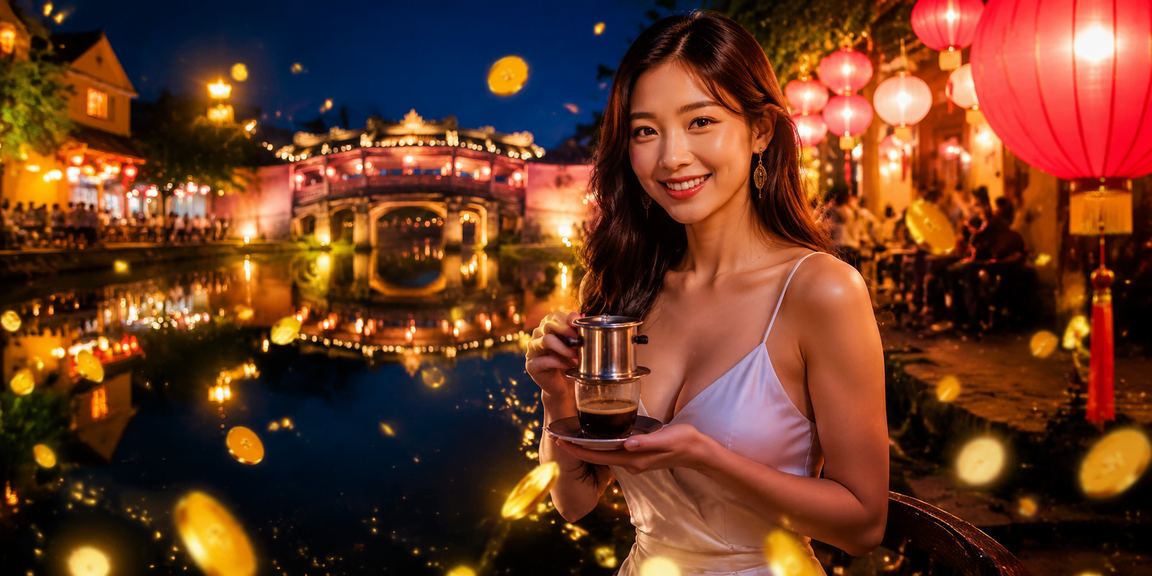 Người dùng Hội An thư giãn với cà phê và trải nghiệm cá cược trực tuyến
